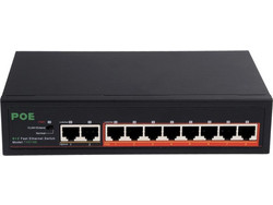 8 Ports 10/100Mbps POE Switch IEEE802.3af Power Over Ethernet Network Switch for IP Camera VoIP Phone AP Devices (OEM)