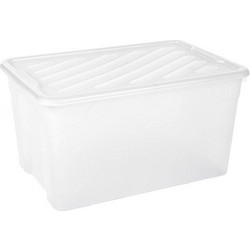 Homeplast Nak Πλαστικό Κουτί Αποθήκευσης με Καπάκι Διάφανο 60x40x31cm 5200310902031