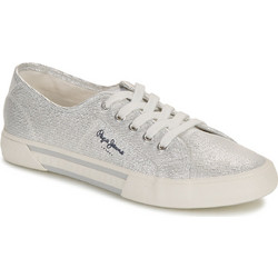 Pepe Jeans Brady Party Γυναικεία Sneakers Ασημί PLS31439-934