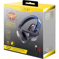 Ovleng OV-Q7 Gaming Headset Over Ear Black Red