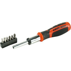 Bit set with screwdriver Black & Decker BDHT0-62129 6 Τεμάχια