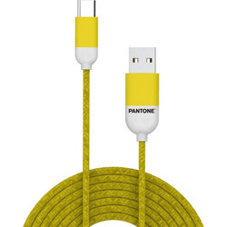 Celly PT-TC001-5Y Καλώδιο USB-C to USB-C 1.5m Κίτρινο