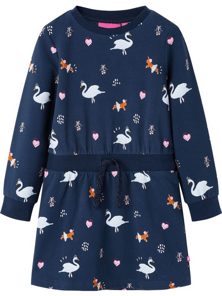 vidaXL Παιδικό Φόρεμα Navy Μπλε 14843