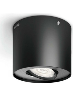 Philips Φωτιστικό Οροφής Σποτ myLiving Phase 2700K 500lm 4.5W Black (PHI533003016)