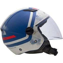 Zen ZN-700 Matt Blue / Creme Κράνος Μηχανής Jet
