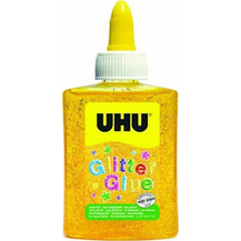 UHU ΚΟΛΛΑ GLITTER ΚΙΤΡΙΝΟ 88.5ml 49971