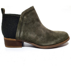 Toms Deia Γυναικεία Μποτάκια Κυπαρισσί με Χοντρό Τακούνι 10011010