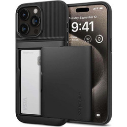 Spigen Slim Armor CS Back Cover Black (iPhone 15 Pro)