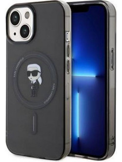 Karl Lagerfeld IML Ikonik MagSafe Θήκη για iPhone 15 Black