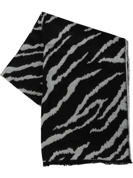Only KATHRINE ANIMALPRINT SCARF Μαύρο / Γκρί