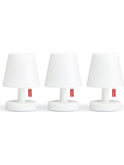 Fatboy Edison the Mini - Επαναφορτιζόμενα Φωτιστικά Led Abs Λευκά Σετ 3 Τμχ O9,7x15