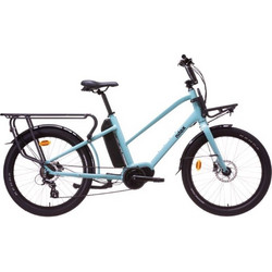Nilox E-Bike C2 Cargo MID Ηλεκτρικό Ποδήλατο 24" Γαλάζιο