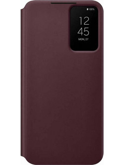Samsung Smart Clear View Cover Burgundy (Galaxy S22+)