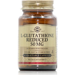 Solgar L-Glutathione 50mg 30 Κάψουλες