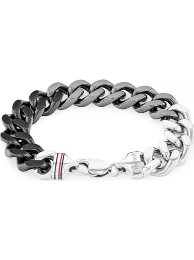 Tommy Hilfiger Ανδρικό Βραχιόλι Αλυσίδα από Ατσάλι Ασημί 2790514