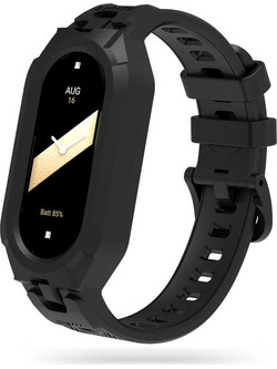 Tech-Protect Armour Λουράκι Σιλικόνης Black (Xiaomi Smart Band 8 / 8 NFC)