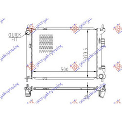 Ψυγειο ΒΕΝΖ. +/ Αc MΗΧ. (50x37,3) Kia Venga 10- - 428006300