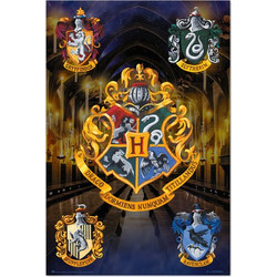 Grupo Erik Αφίσα Harry Potter: Hogwarts Shields 61x91.5cm GPE5650 NO.64