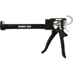 Πιστόλι χειρός για προϊόντα MAMUT. Επαγγελματικό πιστόλι βαρέως τύπου υψηλής ποιότητας. Διαθέτει πλαίσιο από χυτό χάλυβα για μεγάλη διάρκεια ζωής. Κατάλληλο για σφραγιστικά και συγκολλητικά υλικά χαμη