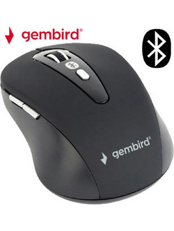 Gembird MUSWB-6B-01 Ασύρματο Mini Ποντίκι Black