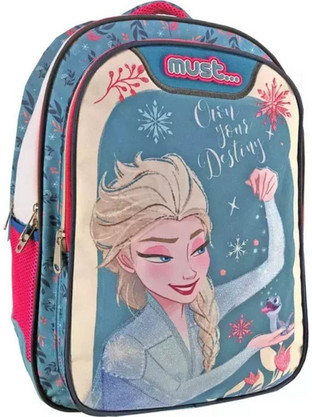 Must Disney Frozen Own Your Destiny Σχολική Τσάντα Πλάτης Δημοτικού Μπλε 563497