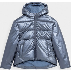 4F Παιδικό Μπουφάν Χειμωνιάτικο Puffer Γαλάζιο JAW23-TDJAF267-28S