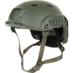 Κράνος Με Ράγες Fast Paratrooper Χακί MFH