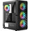 Logic Portos ARGB Midi Black Gaming Midi Tower Κουτί Υπολογιστή RGB με Πλαϊνό Παράθυρο