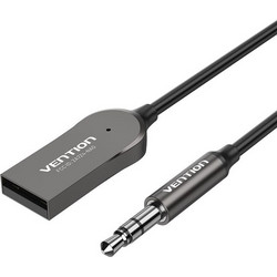 Vention Bluetooth Αυτοκινήτου 5.0 (Audio Receiver / AUX / με USB θύρα Φόρτισης) NAGHG