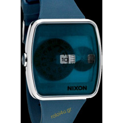 Nixon Iris Ανδρικό Ρολόι με Μπλε Καουτσούκ Λουράκι Blue