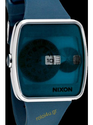 Nixon Iris Ανδρικό Ρολόι με Μπλε Καουτσούκ Λουράκι Blue