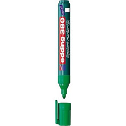 Ανεξίτηλος Μαρκαδόρος για Flipchart Πράσινος Edding 1,3mm - 3mm στρογγυλή μύτη