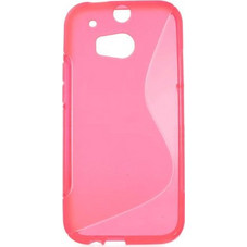 Θήκη TPU Gel S-LIne για HTC One (M8) Ρόζ (ΟΕΜ)