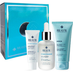 Rilastil Hydrotenseur Restructuring Anti-Wrinkle Serum 30ml + Restructuring Anti-Wrinkle Cream 15ml + Aqua Face Cleanser 50ml