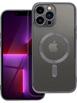 Is Tpu Mag Electro Iphone 13 Pro Max Trans Black Backcover - (MAGETPUIP13PM)