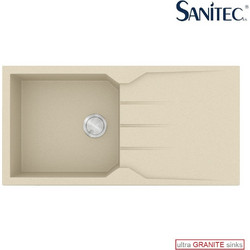 Sanitec Ultra Granite 811 Επικαθήμενος Νεροχύτης Γρανίτη Αντιστρεφόμενος Ματ Ocra 100x50cm