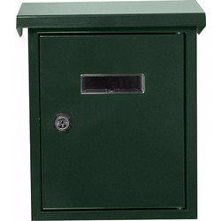 Import Hellas Γραμματοκιβώτιο Μεταλλικό Πράσινο 19x6x25.5cm TX-082 GREEN