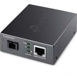 TP-Link TL-FC311B-2 10 100 1000 Mbps RJ45 to 1000 Mbps Single-mode SC WDM Bi-Directional Fiber Converter