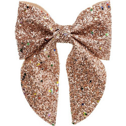SIENA Large glitter hairbow hair clip (209106198 C) Καφέ Κορίτσι Collection SU24