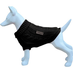 Πλεκτό πουλόβερ Wofmoda Freedog Nature σε χρώμα Μαύρο 15cm