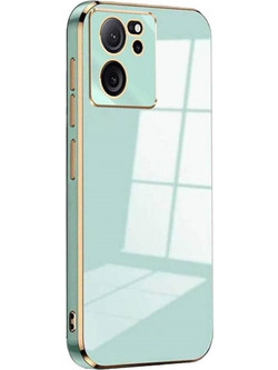 Bodycell Gold Plated - Θήκη Σιλικόνης Xiaomi 13T / 13T Pro / Redmi K60 Ultra - Mint Green (5206015074288)