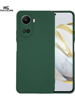 Sonique Θήκη Σιλικόνης My Colors Huawei Nova 10 SE Πράσινο Σκούρο - Πράσινο Σκούρο - Nova 10 SE
