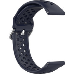 Techsuit Watchband W004 Λουράκι Σιλικόνης Dark Blue (Universal 22mm)