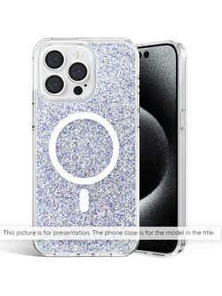 Techsuit Sparkly Glitter - θήκη για Xiaomi Redmi Note 13 Pro+ 5G - Λευκό