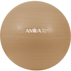 AMILA Μπάλα Γυμναστικής GYMBALL 65cm Χρυσή 95847