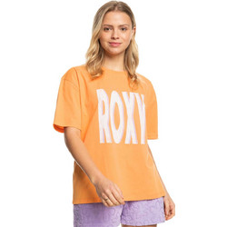 ROXY Κοντομάνικη Μπλούζα SAND UNDER THE SKY ORANGE γυναίκες