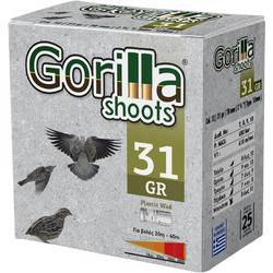 Gorilla Shoots Eco 31gr 25τμχ