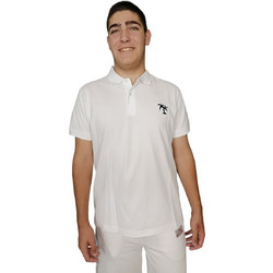 Malibu Karte II Ανδρική Μπλούζα Polo Κοντομάνικη Λευκή S24-1172520000 23