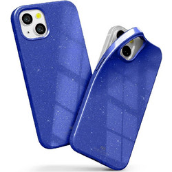 Mercury Goospery Pearl Jelly Back Cover Blue (iPhone 13 mini)