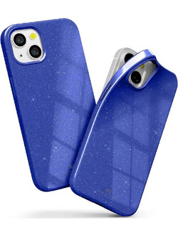 Mercury Goospery Pearl Jelly Back Cover Blue (iPhone 13 mini)